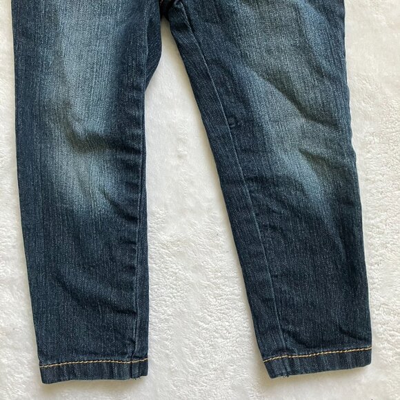 Gymboree Toddler Denim Jeans 18-24M | Blue Ruffle Peplum EUC - Picture 6 of 13